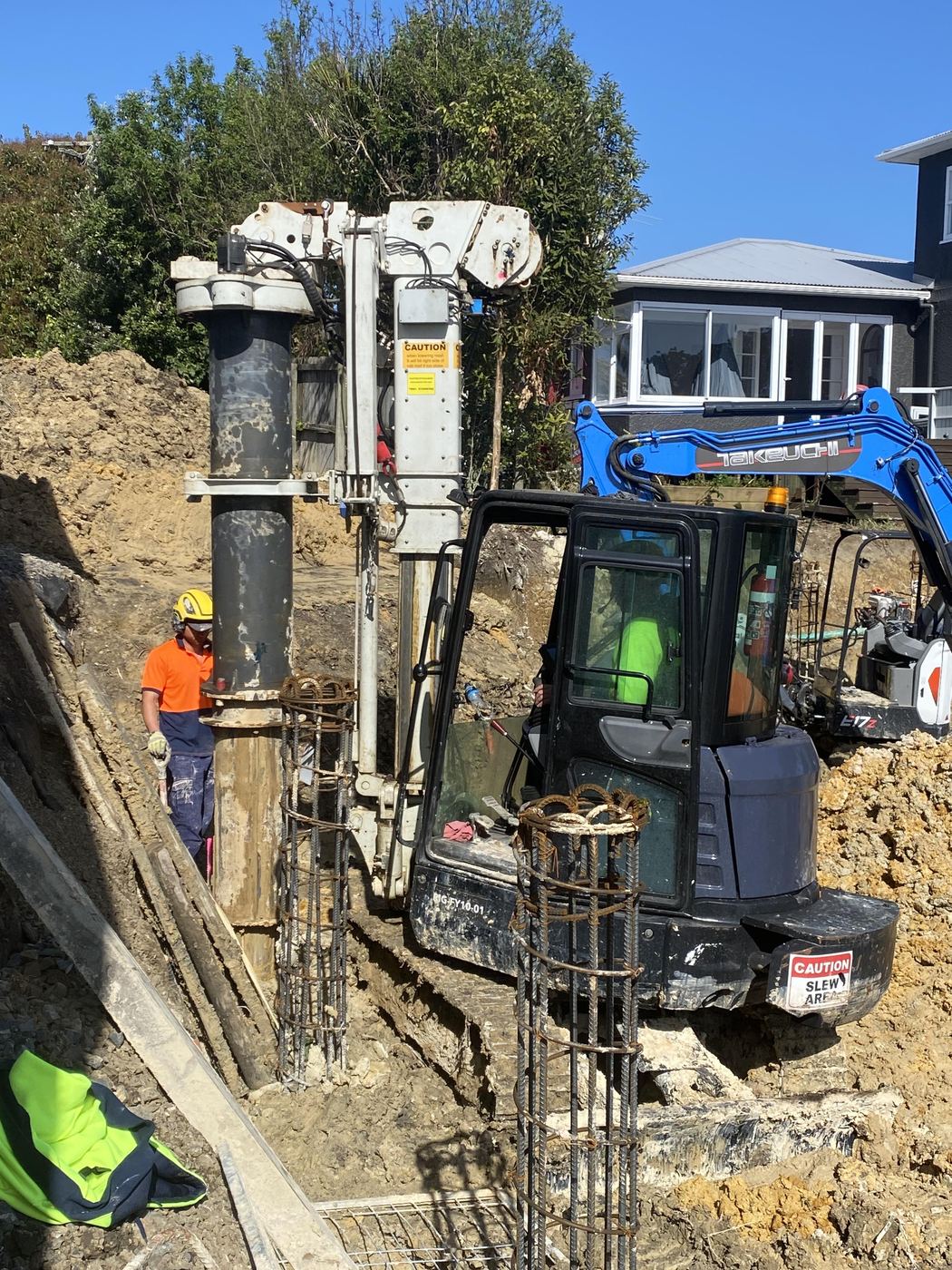 Piling on challenging ground